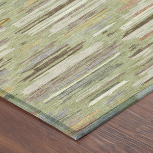 Southwestern Geometric Washable Polyester Area Rug for Indoor Outdoor Boho Patio Living Spaces