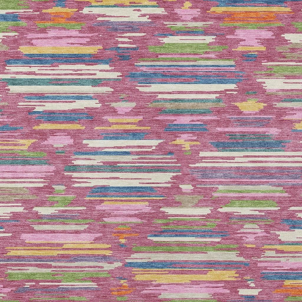 HomeRoots Southwestern Geometric Polyester Area Rug Machine Washable for Indoor Outdoor Patios and Rooms 10' x 14' 727762