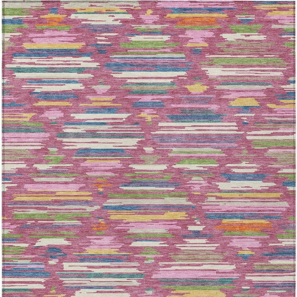 HomeRoots Southwestern Geometric Polyester Area Rug Machine Washable for Indoor Outdoor Patios and Rooms 10' x 14' 727762