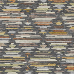 Geometric Southwestern Washable Polyester Area Rug for Indoor Outdoor and High Traffic Living Spaces