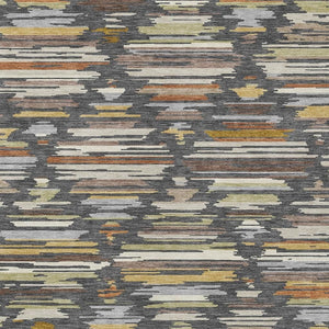 Geometric Southwestern Washable Polyester Area Rug for Indoor Outdoor and High Traffic Living Spaces
