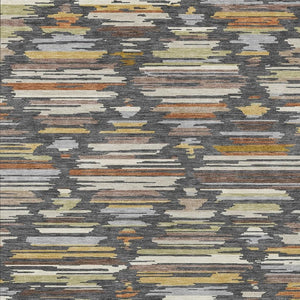 HomeRoots Geometric Southwestern Washable Polyester Area Rug for Indoor Outdoor and High Traffic Living Spaces 10' x 14' 727768
