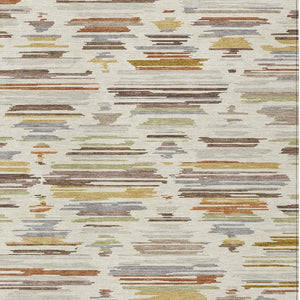 Southwestern Geometric Washable Polyester Area Rug for Indoor Outdoor Patios and Entryways