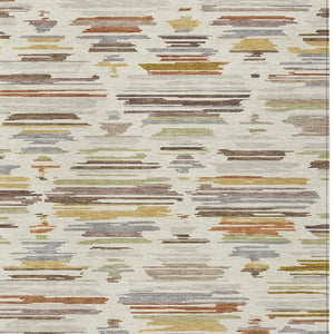 Southwestern Geometric Washable Polyester Area Rug for Indoor Outdoor Patios and Entryways