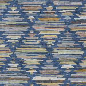 Southwestern Geometric Washable Polyester Area Rug for Indoor Outdoor Patios and Living Spaces