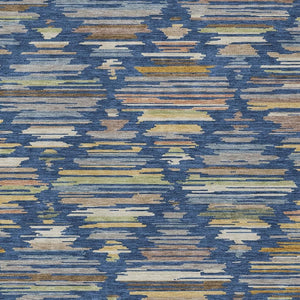 Southwestern Geometric Washable Polyester Area Rug for Indoor Outdoor Patios and Living Spaces