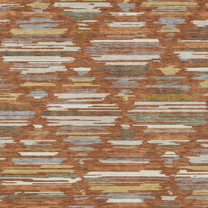 HomeRoots Southwestern Geometric Polyester Area Rug Washable Indoor Outdoor Patio and Entryway 10' x 14' 727792