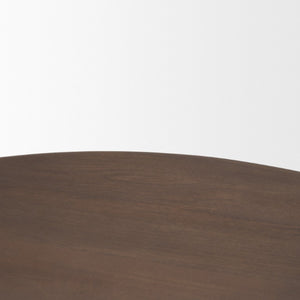 45 Inch Solid Wood Round Coffee Table Sturdy Elegant Living Room Center Piece