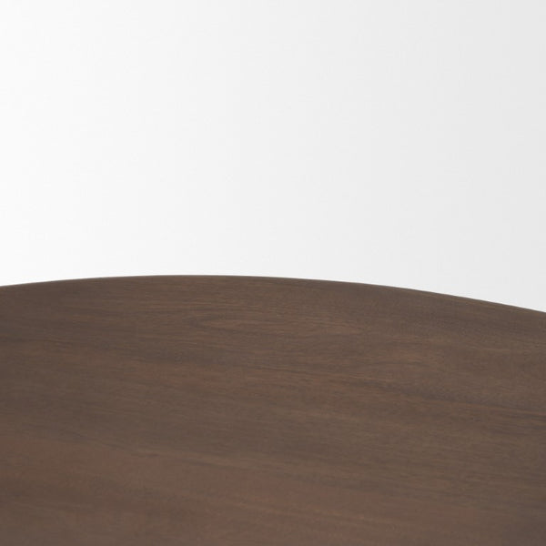 45 Inch Solid Wood Round Coffee Table Sturdy Elegant Living Room Center Piece