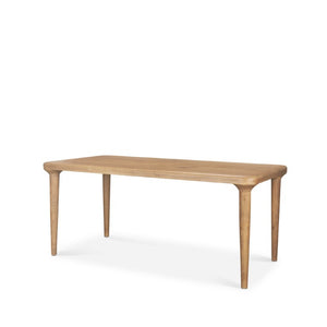 72 Inch Solid Wood Dining Table Spacious Rectangular Surface for Elegant Family Gatherings