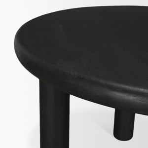 48 Inch Solid Wood Round Dining Table Seats Four for Modern Kitchen or Room