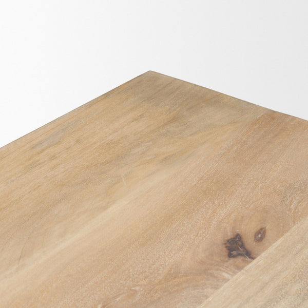 84 Inch Solid Wood Marble Top Double Pedestal Dining Table for Elegant Gatherings