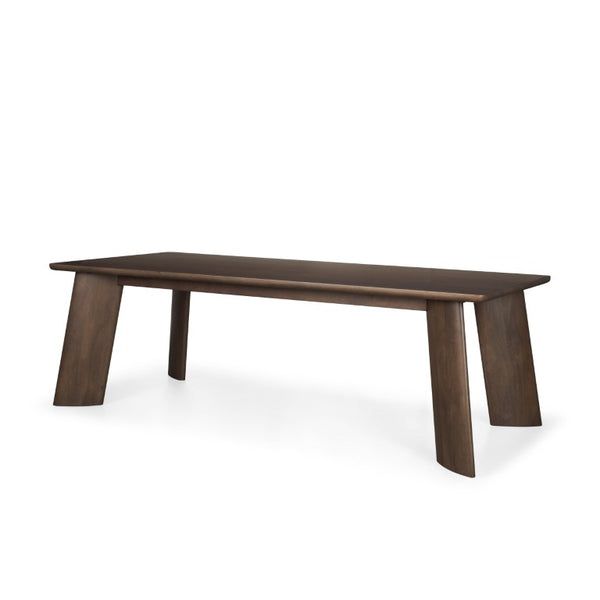 94 Inch Solid Wood Rectangular Farmhouse Dining Table Seats Eight for Large Gatherings