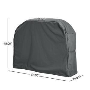 English Elm Christopher Knight Home® - Shield Patio Outdoor Bbq Grill Cover – Durable, Weather-Ready Dark Gray Protection For Grilling Fun N775P230628G