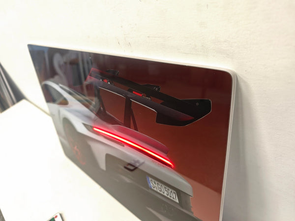 English Elm 16X10 Sports Car Led Wall Art – Modern Acrylic Light Up Picture With Remote For Home & Garage Decor T3976P383251