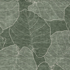 HomeRoots 5 X 8 Floral Polyester Area Rug Washable Indoor Outdoor Patio Entryway Accent 728091