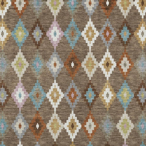 Aztec Geometric Polyester Area Rug Washable Uv Resistant Indoor Outdoor Patio Accent