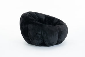 English Elm Adult Floral Bean Bag Chair Plush Faux Fur Single Seater for Bedroom Reading Nook W2012P399199