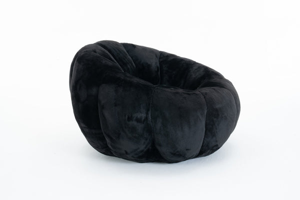 English Elm Adult Floral Bean Bag Chair Plush Faux Fur Single Seater for Bedroom Reading Nook W2012P399199