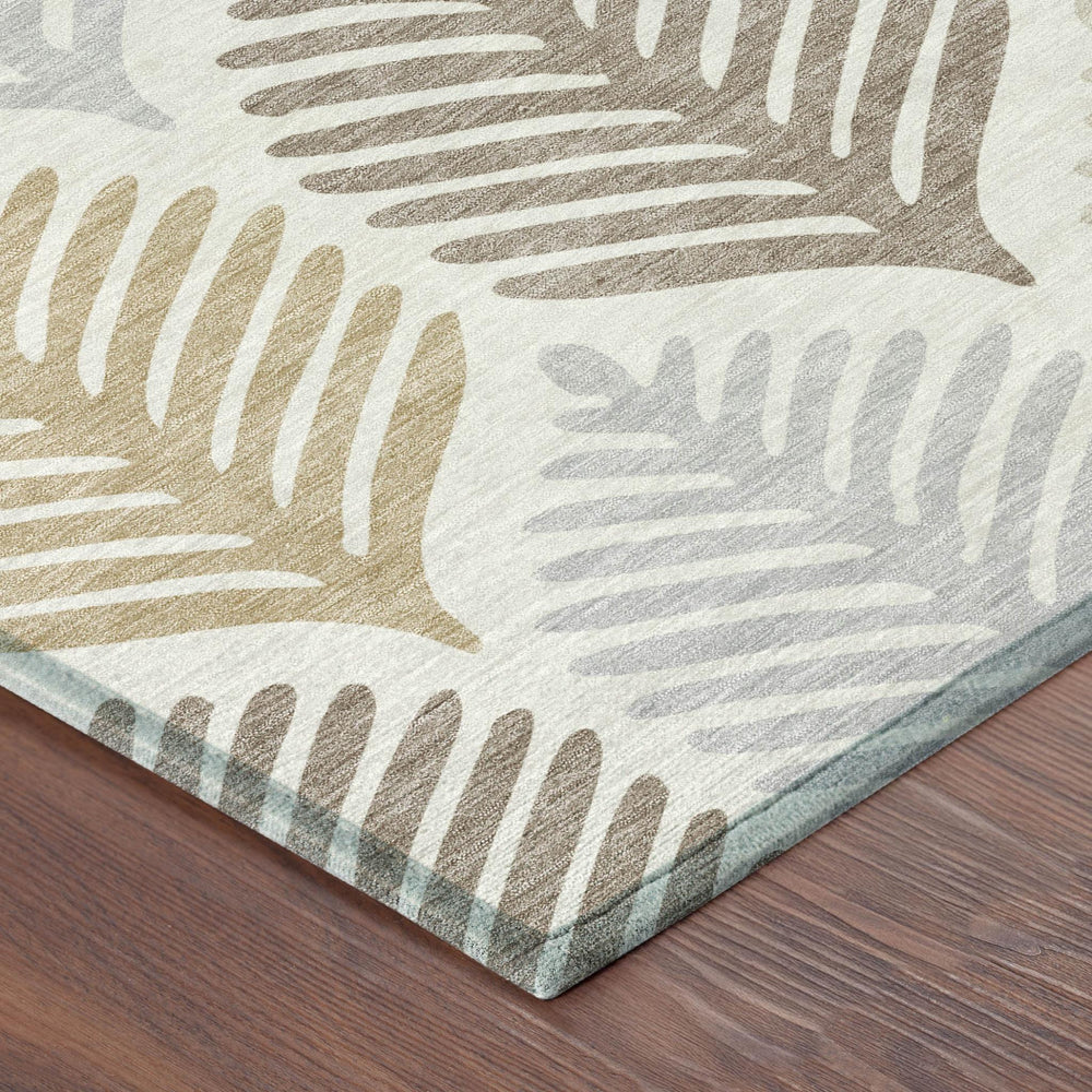 10 X 14 Floral Polyester Area Rug Washable Indoor Outdoor Patio Porch Foyer
