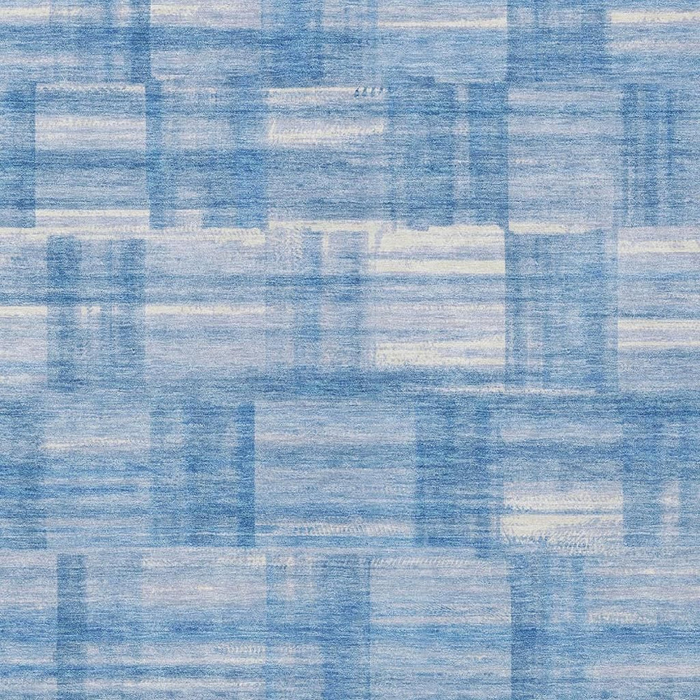 5 X 8 Coastal Stripe Washable Polyester Area Rug for Indoor Outdoor Living Spaces