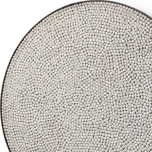 48 Inch Gray Metal Sphere Modern Abstract Round Wall Sculpture for Living Room Decor