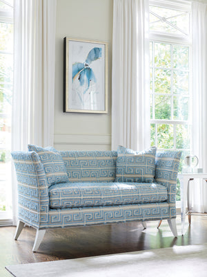 Lexington Hampstead Settee - Modern Traditional Design With Ultra Down Cushion And Vibrant Luxe Color Palette   7291-23aa-40