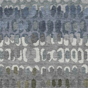 Geometric Polyester Area Rug Washable Stain Resistant for Indoor Outdoor Patio Living Spaces