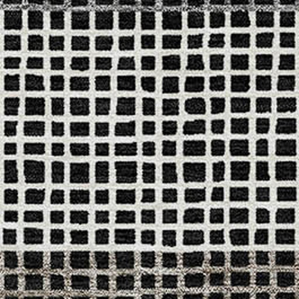 HomeRoots 9x12 Striped Polyester Area Rug Washable for Indoor Outdoor Patios and Entryways 729237