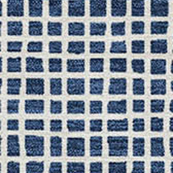 10 X 14 Striped Polyester Indoor Outdoor Rug Machine Washable Coastal Navy Ivory