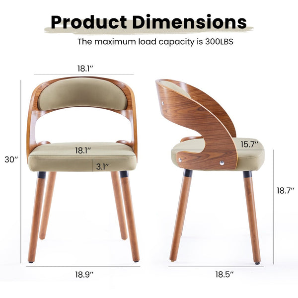 English Elm Swivel Counter Stools Set of 2 Rattan Back Pu Seat Mid Century Wood Frame Kitchen T3623P433556