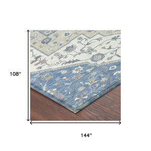 Floral Medallion Polyester Area Rug Washable Uv Resistant Durable Indoor Outdoor Patio Use