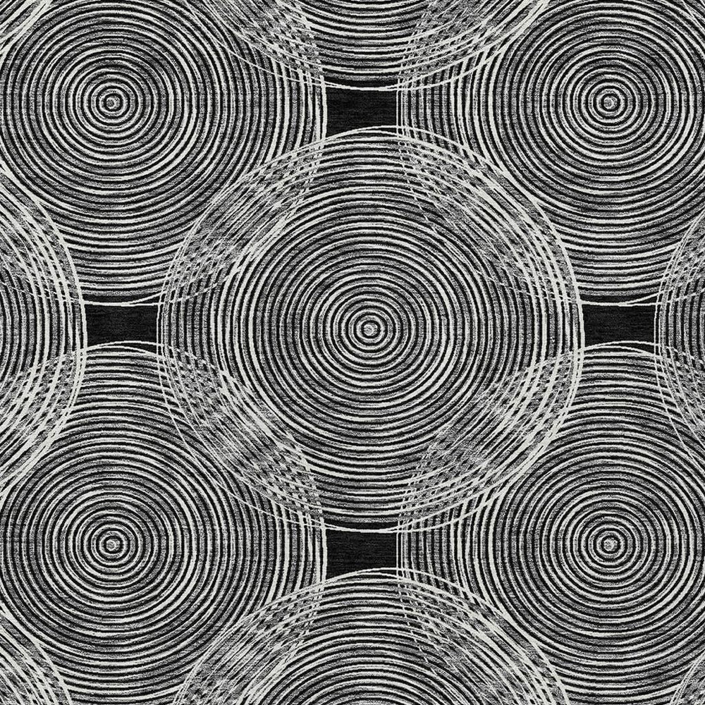 HomeRoots 5 X 8 Geometric Polyester Area Rug Machine Washable Indoor Outdoor Felt Back 729468