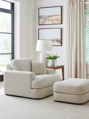 Lexington Tommy Bahama Home Lansing Ottoman - Embrace Luxury And Comfort With Contemporary Design For Your Modern Living Space   7295-44-40