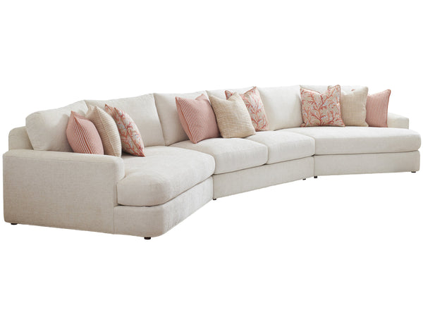 Lexington Tommy Bahama Home Lansing Sectional Sofa: Elevate Your Living Space With Luxurious, Contemporary Palm Desert Style   7295-50s-43
