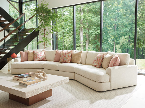 Lexington Tommy Bahama Home Lansing Sectional Sofa: Elevate Your Living Space With Luxurious, Contemporary Palm Desert Style   7295-50s-43