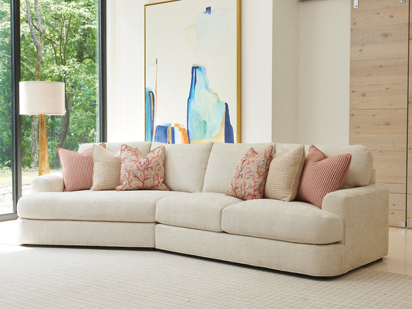 Lexington Tommy Bahama Home Lansing Sectional Sofa: Elevate Your Living Space With Luxurious, Contemporary Palm Desert Style   7295-50s-42