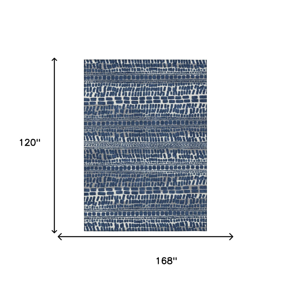 Abstract Polyester Area Rug Machine Washable Indoor Outdoor Low Pile for Patio Living Room