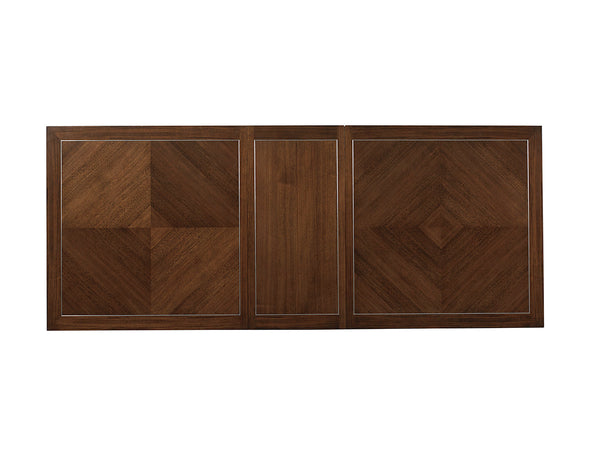 Lexington Beverly Rectangular Dining Table - Classic Contemporary Design With Stylish Stainless Steel Inlays Farrington  729-876c