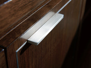 Lexington Highview Media Console - Timeless Walnut Design With Brushed Stainless Inlays For Modern Luxury Living Farrington  729-907