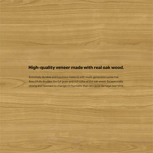 English Elm Eastwood Oak Dining Table 66"x40" Solid Oak Veneer, Thick Legs, Hand-Finished Lacquer, Seats 6 B136P203500