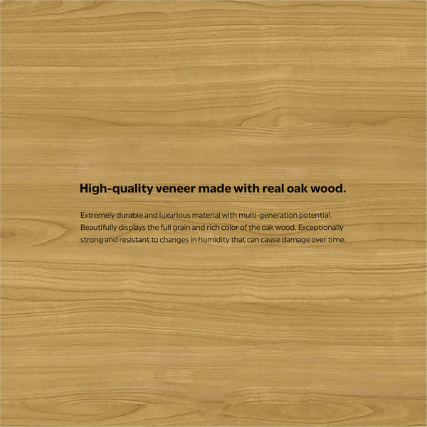 English Elm Eastwood Oak Dining Table 66"x40" Solid Oak Veneer, Thick Legs, Hand-Finished Lacquer, Seats 6 B136P203500