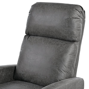English Elm Christopher Knight Home® - Modern Recliner Plush Manual Recliner Chair with Ergonomic Support, 3-Position Backrest, Durable Fabric Comfort Grey N763P256491D