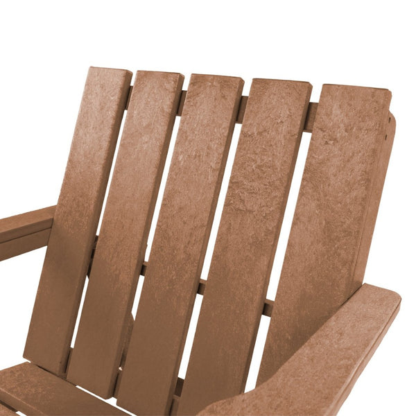 English Elm Shoreline Recycled Hdpe Folding Adirondack Chair Fully Assembled Modern Patio Seating Teak B2745P409679
