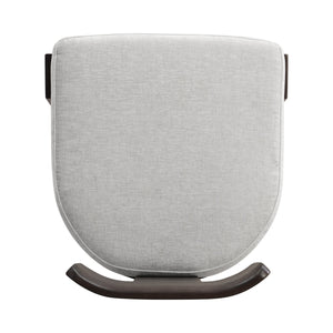 English Elm Christopher Knight Home® - Upholstered Modern Dining Chairs Set of 2 with Comfortable Fabric Seats, Solid Rubber Wood Legs, 330lb capacity and Timeless Design Gray N779P236964E