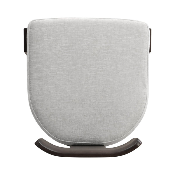 English Elm Christopher Knight Home® - Upholstered Modern Dining Chairs Set of 2 with Comfortable Fabric Seats, Solid Rubber Wood Legs, 330lb capacity and Timeless Design Gray N779P236964E