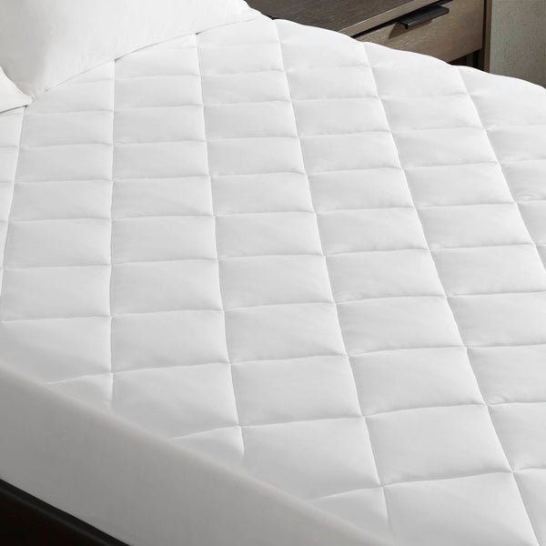 English Elm Overfilled Deep Pocket Mattress Pad Twin - Cooling Nylon Jersey, Silky Feel, Noiseless, Oeko‑Tex Certified, Deep 18" Fit White 17.72 L x 15.94 W x 7.48 H B035P268150