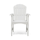 Christopher Knight Home® - Noble House - Malibu Outdoor Weather Resistant Acacia Wood Adirondack Dining Chairs (Set Of 2)