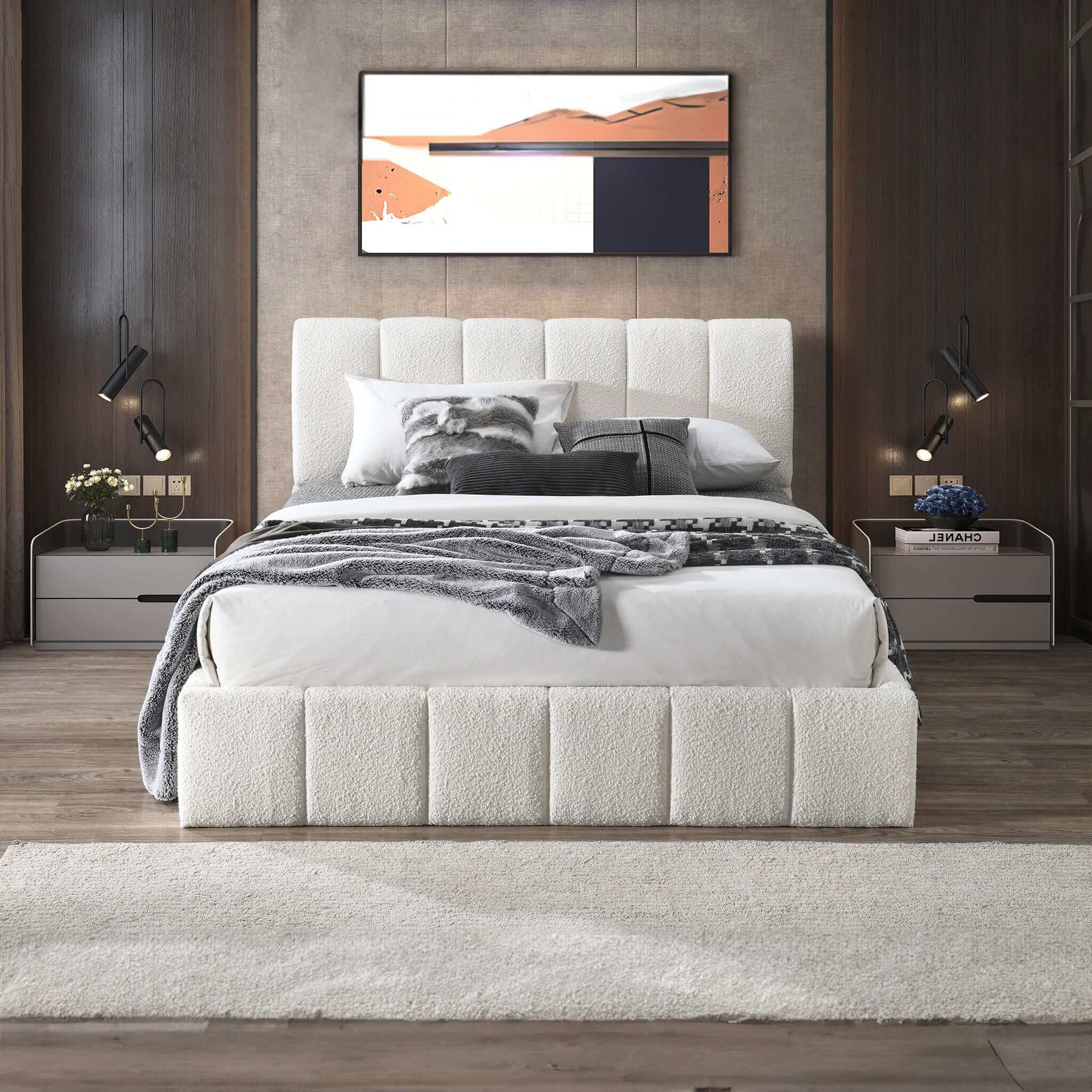English Elm Hilar Platform Bed - Thumbnail 4