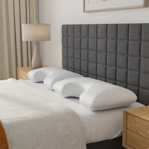 English Elm Fria Cervical Curve Memory Foam Pillow with Phase Change Cooling Cover B047P387681